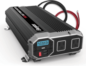 Energizer 1500 Watts Power Inverter Modified Sine Wave Car Inverter, 12v to 110v, Two AC Outlets, Two USB Ports (2.4 Amp), DC to AC Converter, Battery...